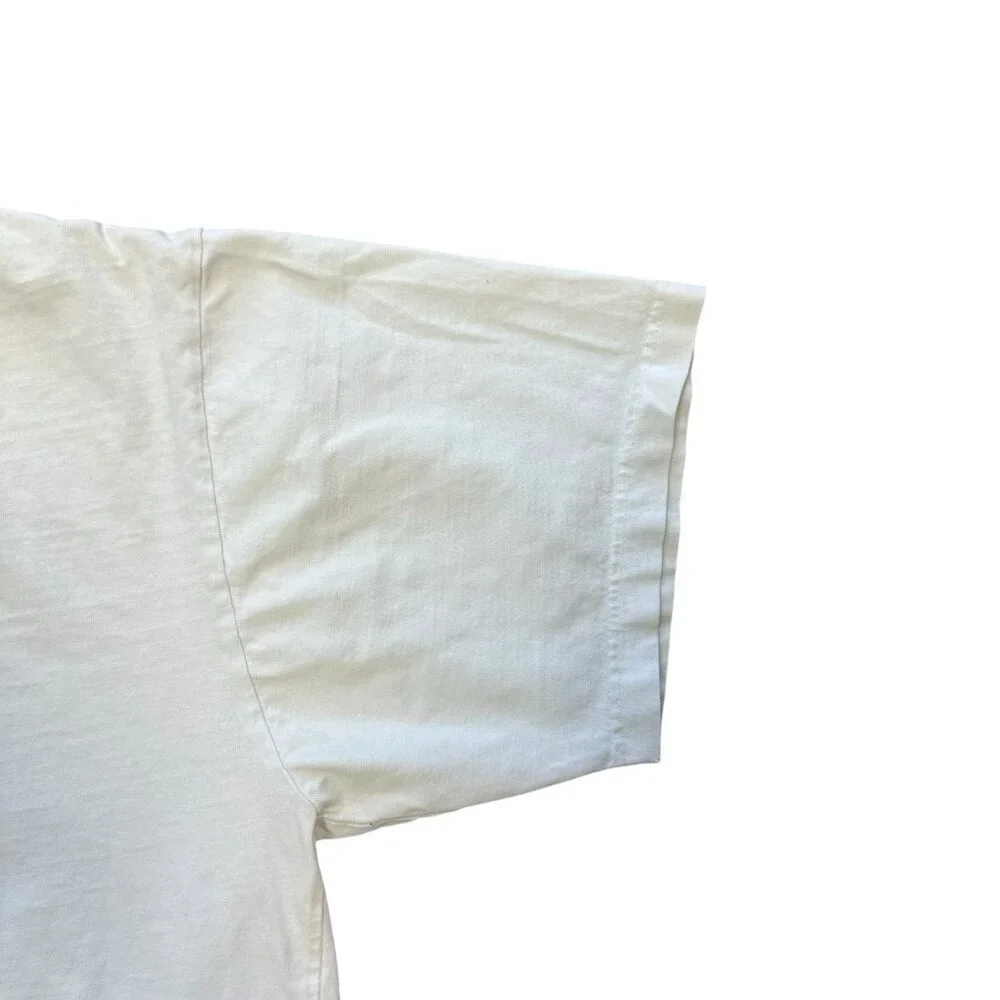 Vintage 90s Hard Rock Cafe Rome T-Shirt Mens XL Short Sleeve Graphic White Heavy